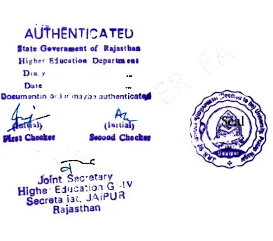 HRD Attestation in Rajasthan