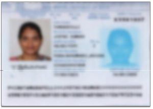 Photo Name information page - Passport Apostille